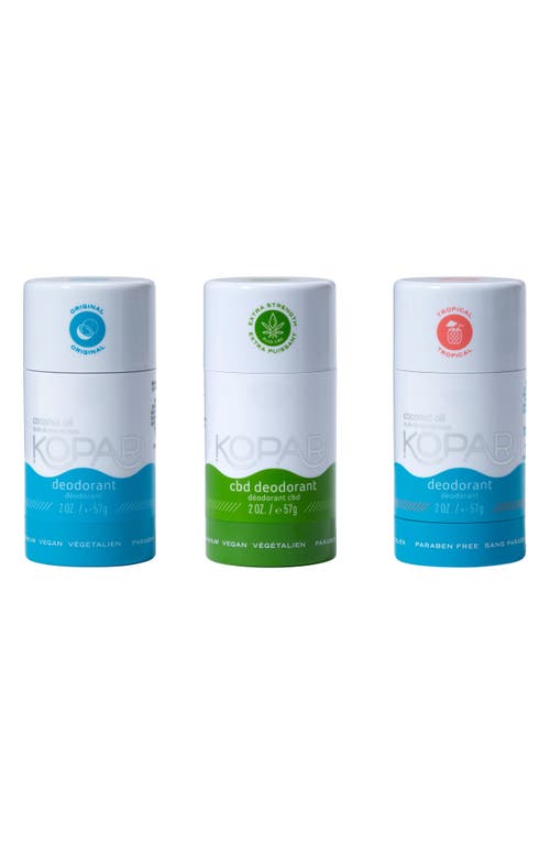 Full Size Coconut Deodorant Set-$46 Value