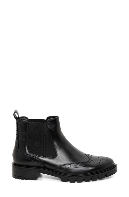 Shop Ara Tulip Wingtip Chelsea Boot In Black