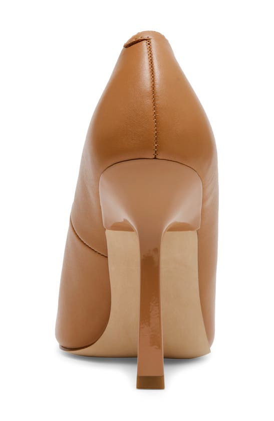Shop Steve Madden Sedona Pointed Toe Pump In Tan Leather