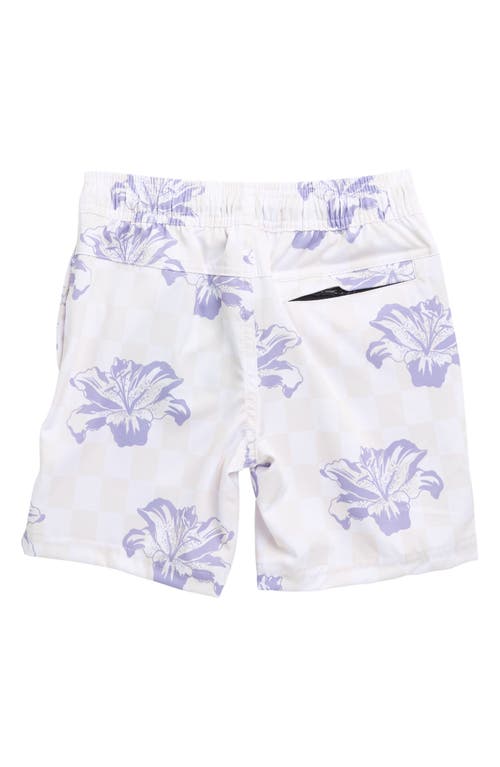 Shop Sovereign Code Kids' Session Volley Shorts In Tubular/heirloom