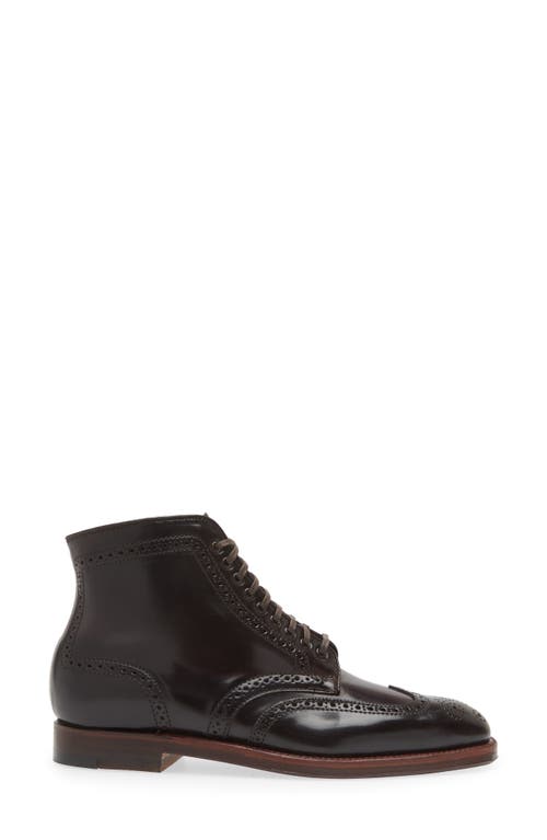 ALDEN SHOE COMPANY ALDEN WINGTIP LACE-UP BOOT 