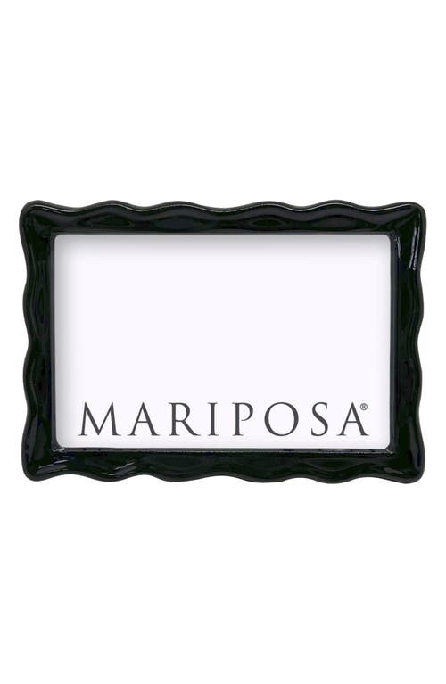 Mariposa Wavy Picture Frame in Black 