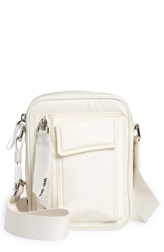 We-ar4 The Godspeed Nylon Crossbody Bag In White