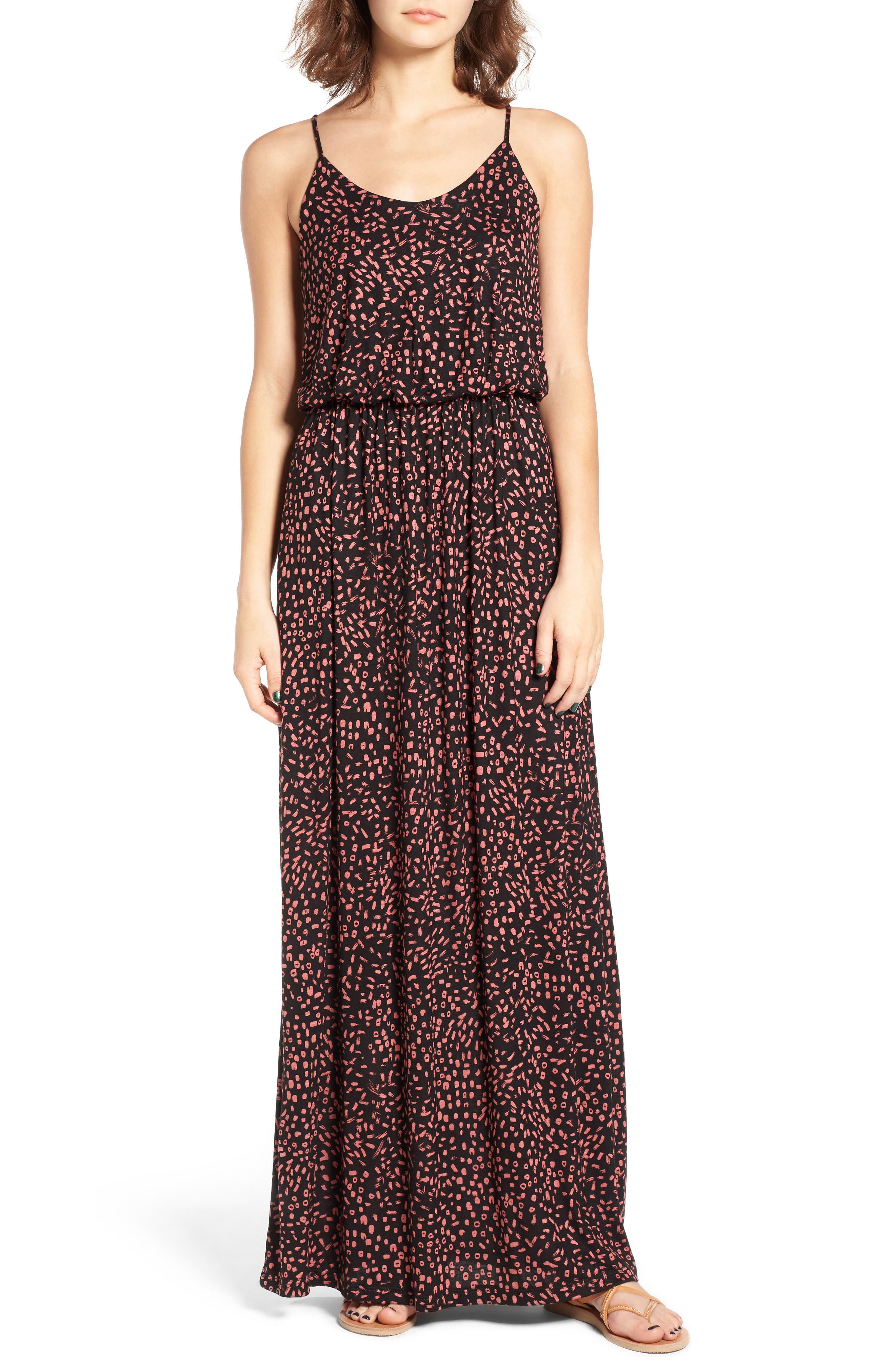 all in favor knit maxi dress