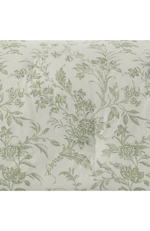 Laura Ashley Natalie Comforter & Sham Set In Sage