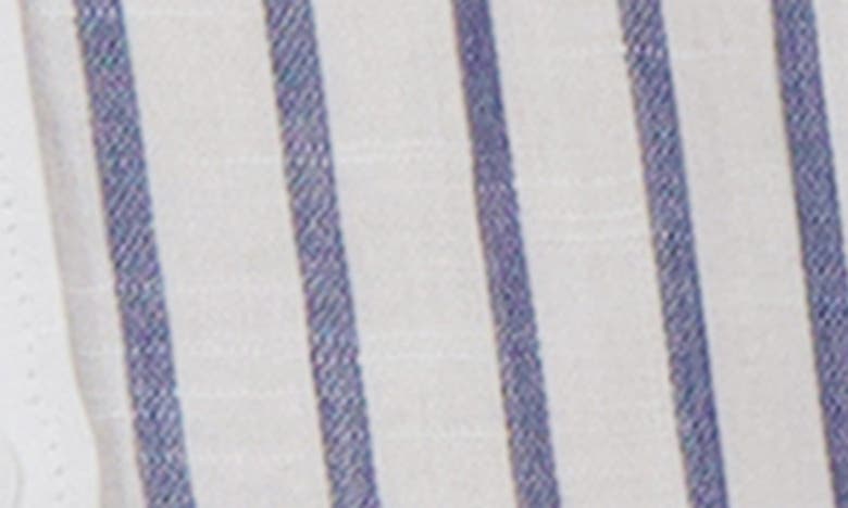 Lucky Brand Stripe Long Sleeve Button-up Shirt In White Stripe