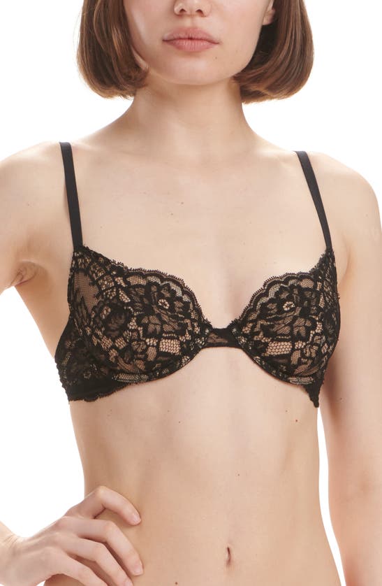 WOLFORD BELLE FLEUR UNDERWIRE DEMI BRA