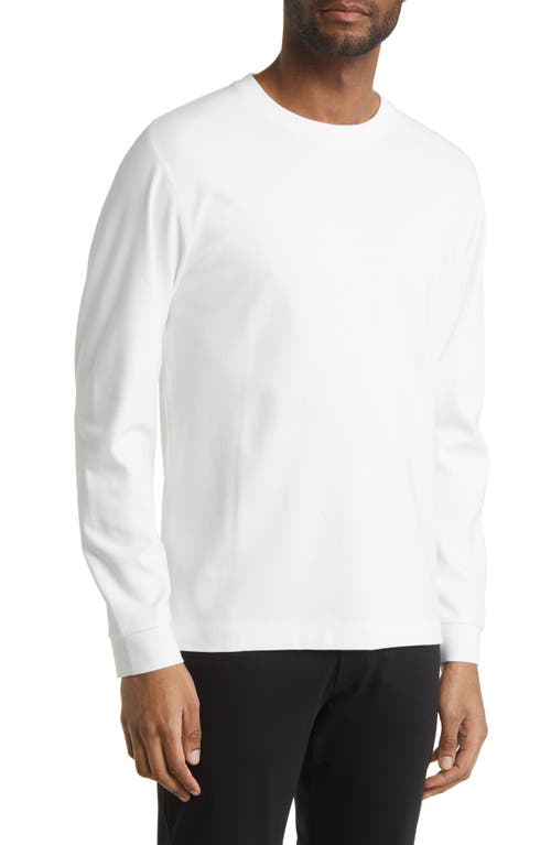 Theory Rider Long Sleeve T-Shirt White - 100 at Nordstrom,