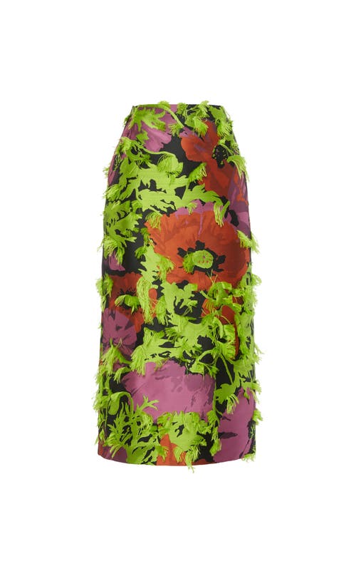 LA DOUBLEJ LA DOUBLEJ PENCIL SKIRT WONDERLAND FIL COUPE MULTICOLOR