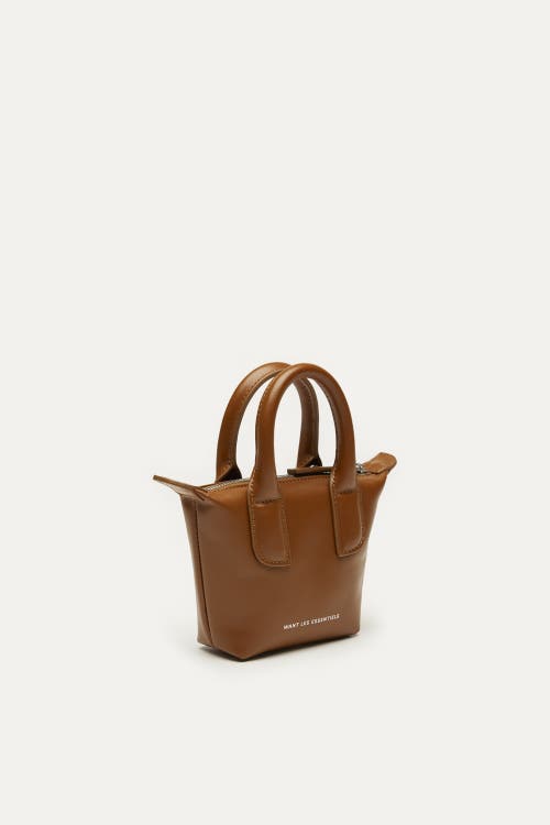 Want Les Essentiels De La Vie Want Les Essentiels Micro O'hare Smooth Leather Crossbody Bag In Cuero