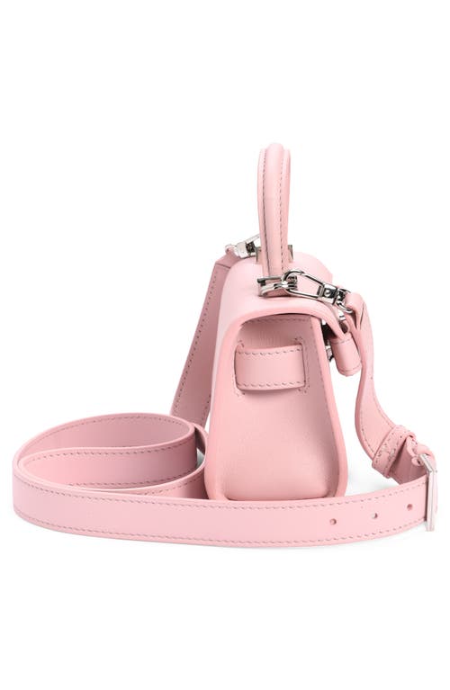 Versace Medusa 95 Leather Top Handle Bag In Dusty Rose-palaldium