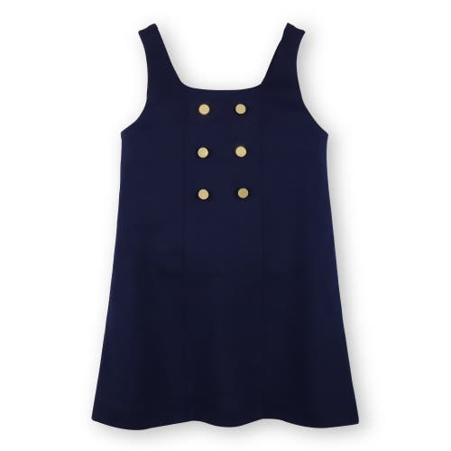 Hope & Henry Girls' Ponte Jumper, Toddler In Navy