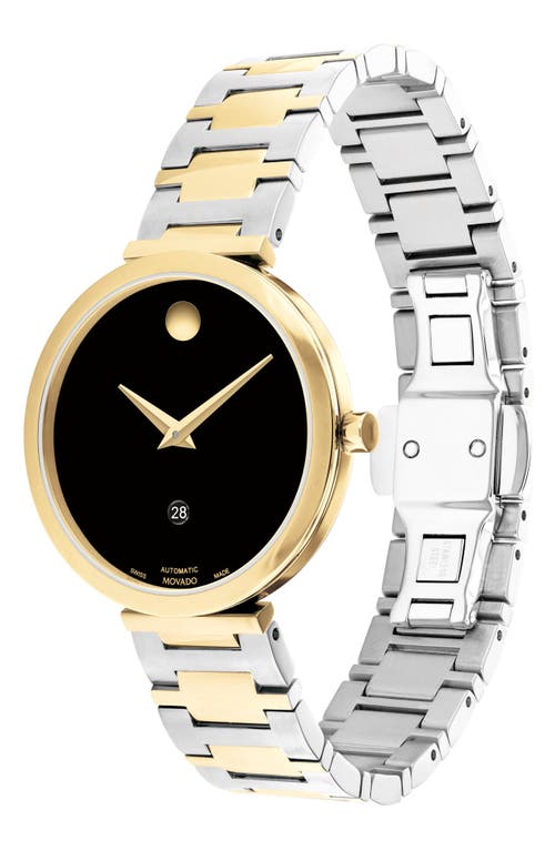 Shop Movado Museum Classic Bracelet Watch, 32mm In Gold/silver