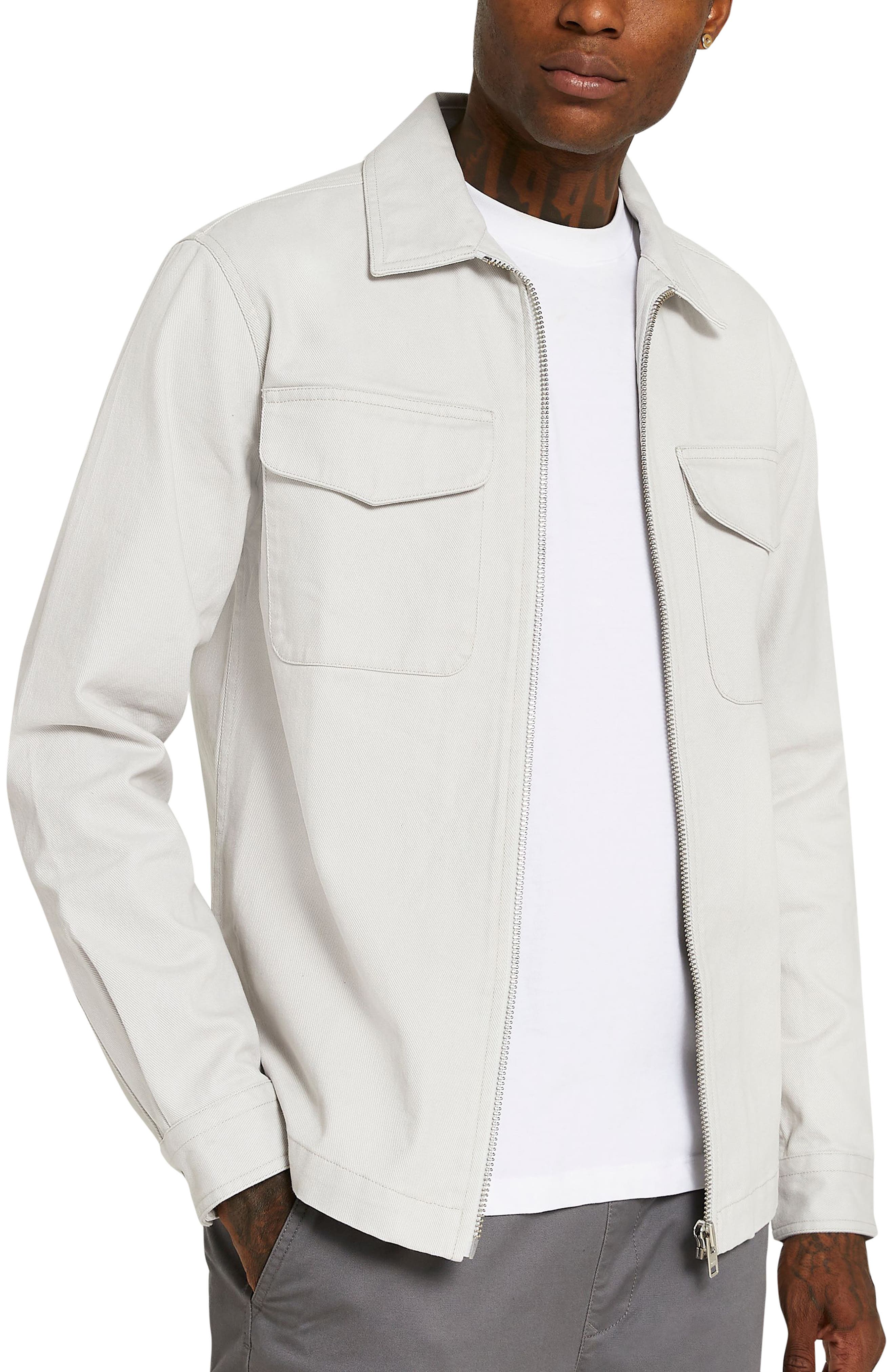 jacket over tshirt