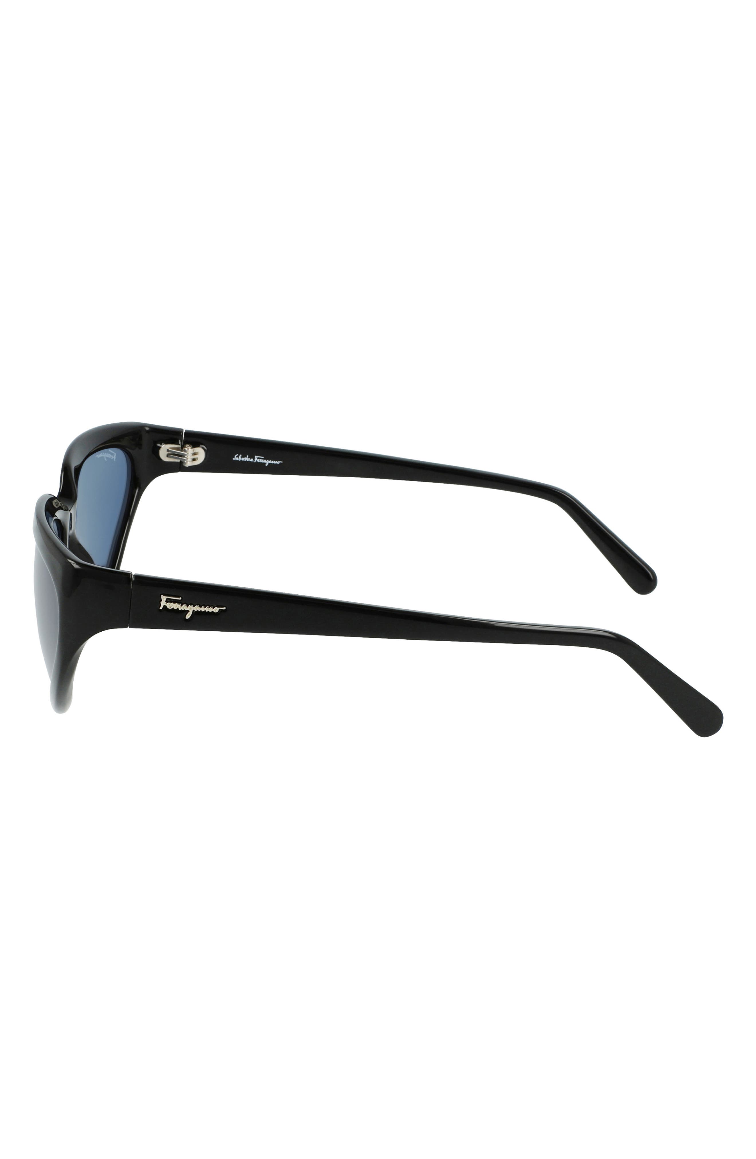 ferragamo modified cat eye sunglasses