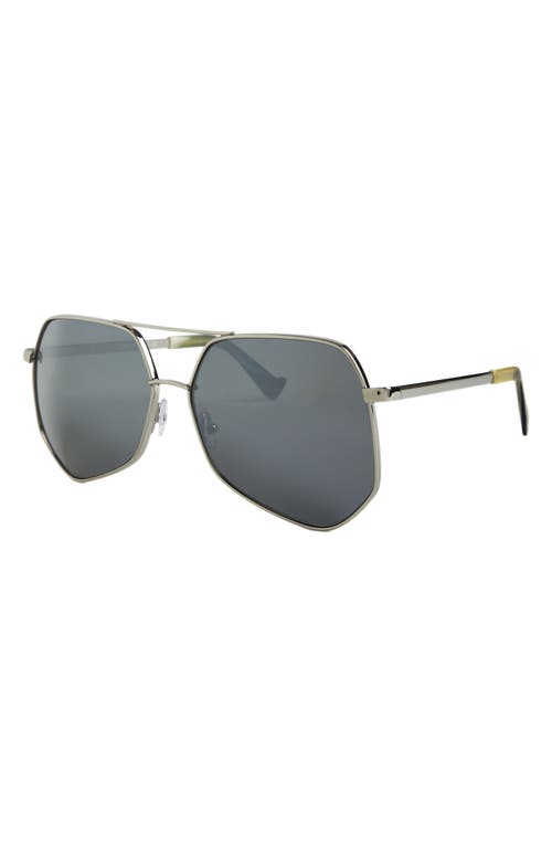 GREY ANT GREY ANT MEGALAST II 56MM AVIATOR SUNGLASSES