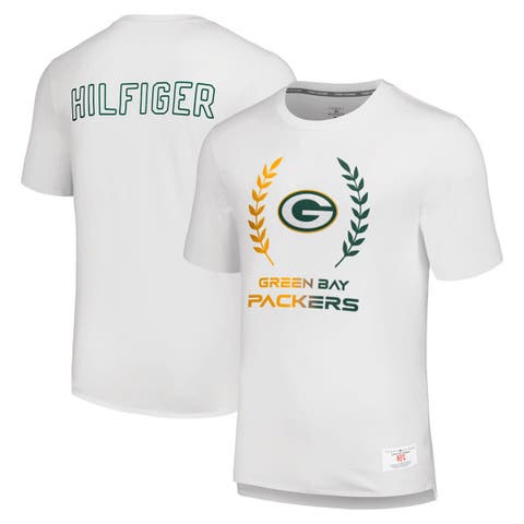 Men's Tommy Hilfiger White Green Bay Packers Miles T-Shirt