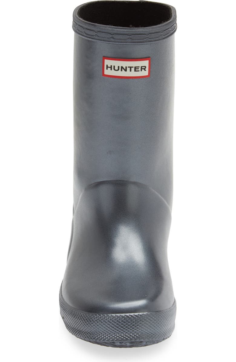 Hunter First Classic Nebula Waterproof Rain Boot, Alternate, color, Black