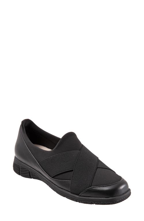 Shop Trotters Urbana Slip-on In Black/black