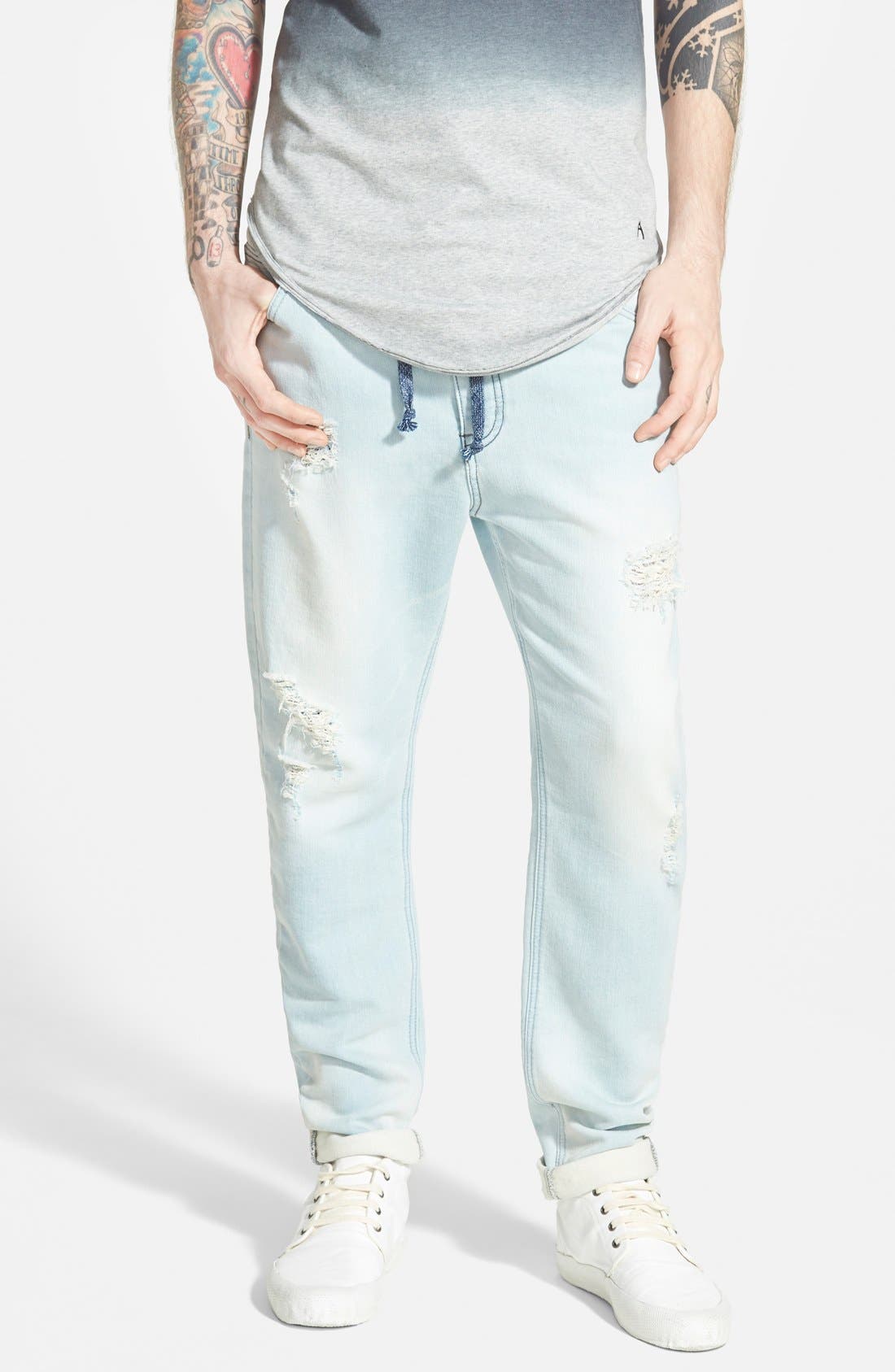 Azul By Moussy Five Pocket Denim Jogger Pants Nordstrom