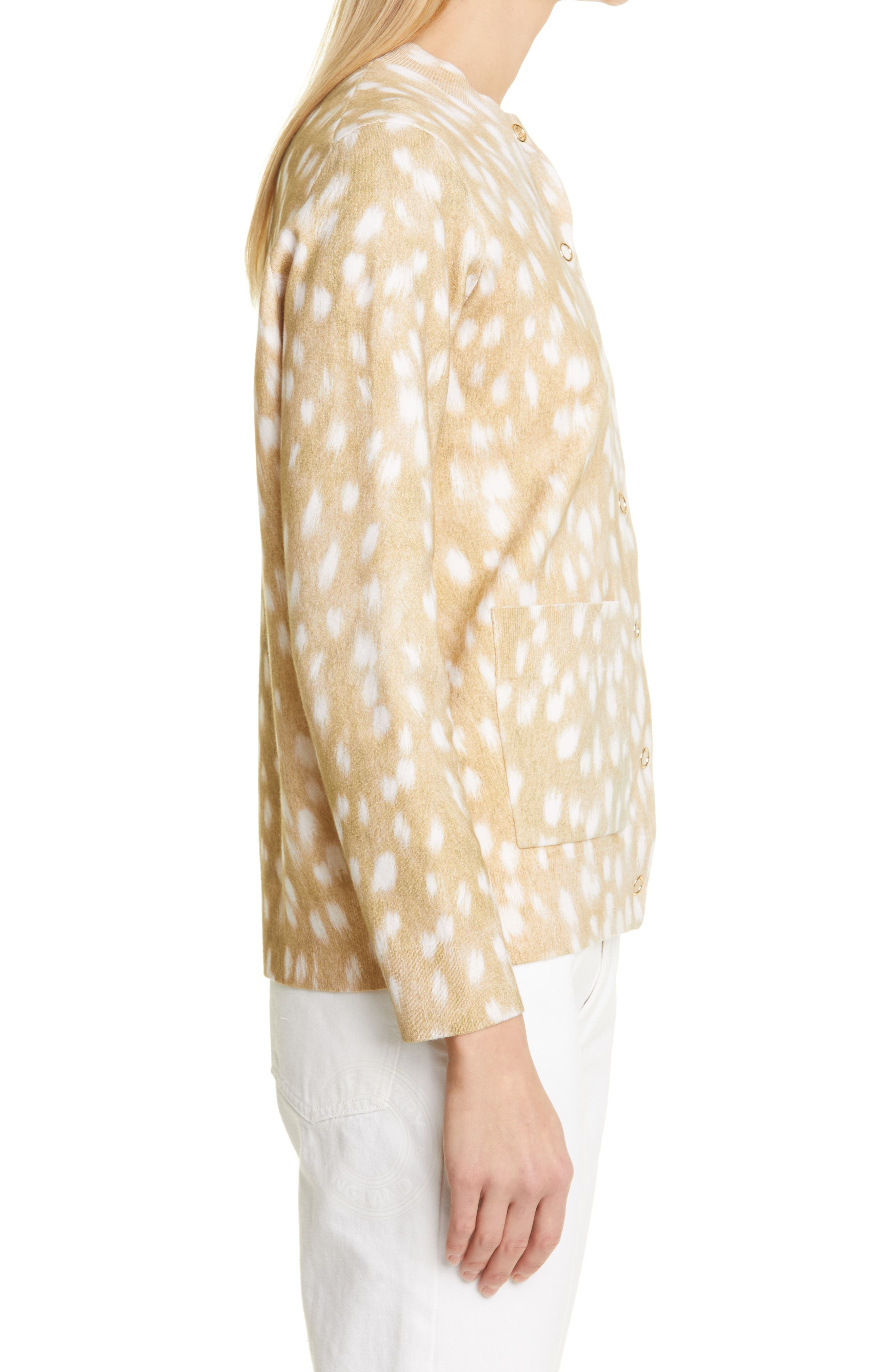 Burberry Rashelle Deer Print Snap 