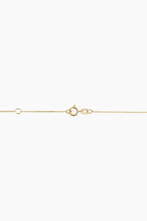 Oradina Women's 14k Yellow Solid Gold Caesar Pendant Necklace In Yellow Gold
