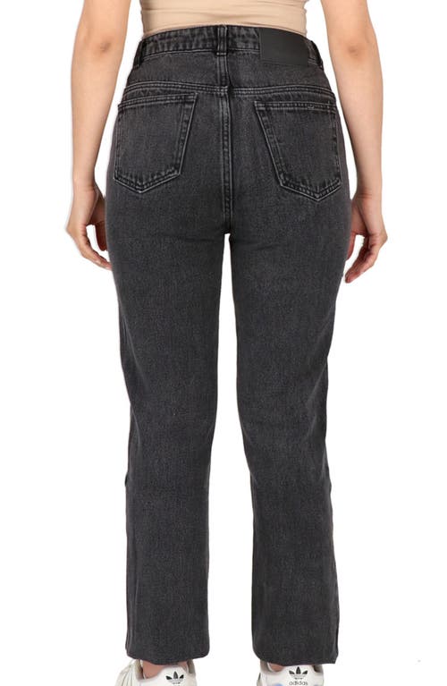 Cavalli Class High Waist Straight Leg Jeans In Black