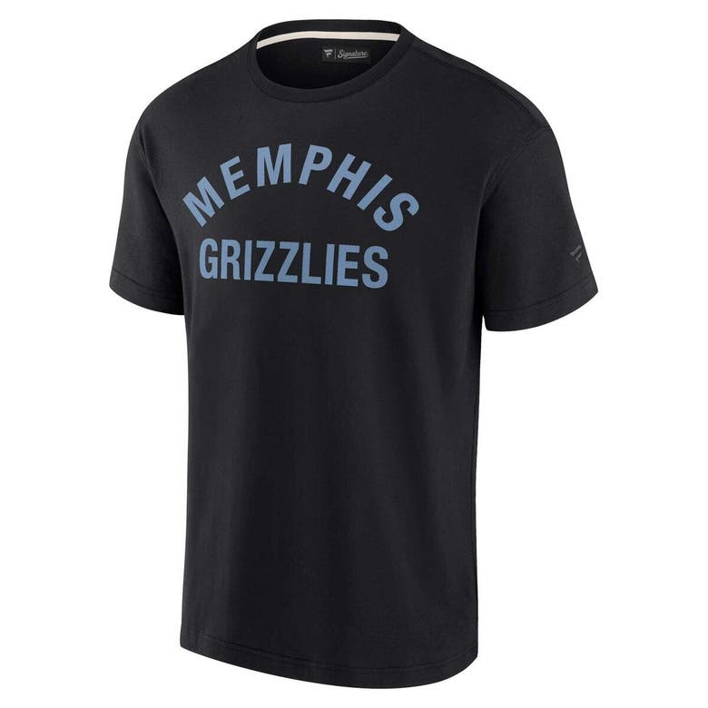 Shop Fanatics Signature Unisex  Black Memphis Grizzlies Elements Super Soft Short Sleeve T-shirt