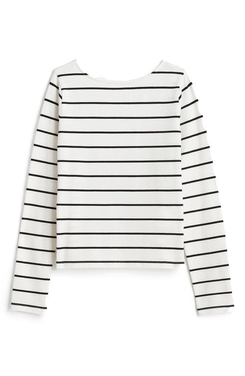 MADEWELL MADEWELL SCOOP BACK LONG SLEEVE TOP 