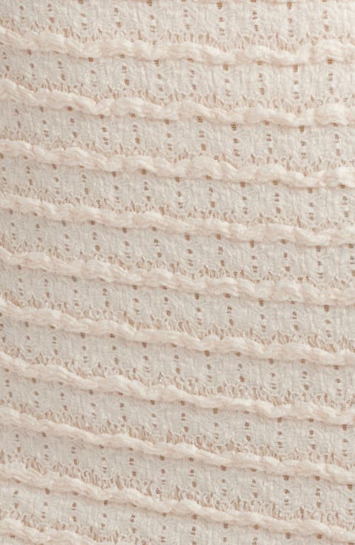 House Of Cb Elinor Lace Body-con Midi Cocktail Dress In Ecru