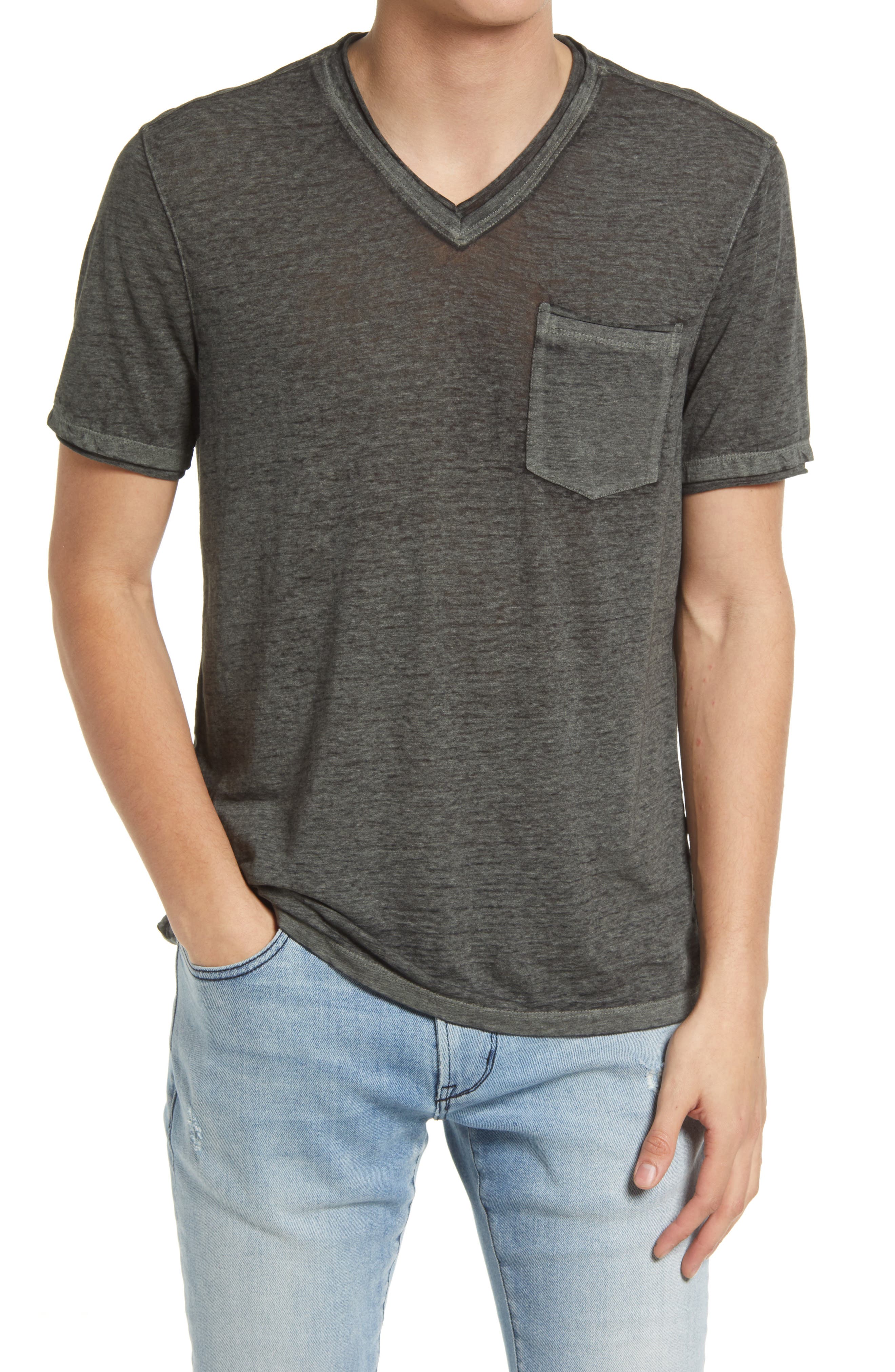 John Varvatos Men's Ross Shirt In Animal, Navy, Medium