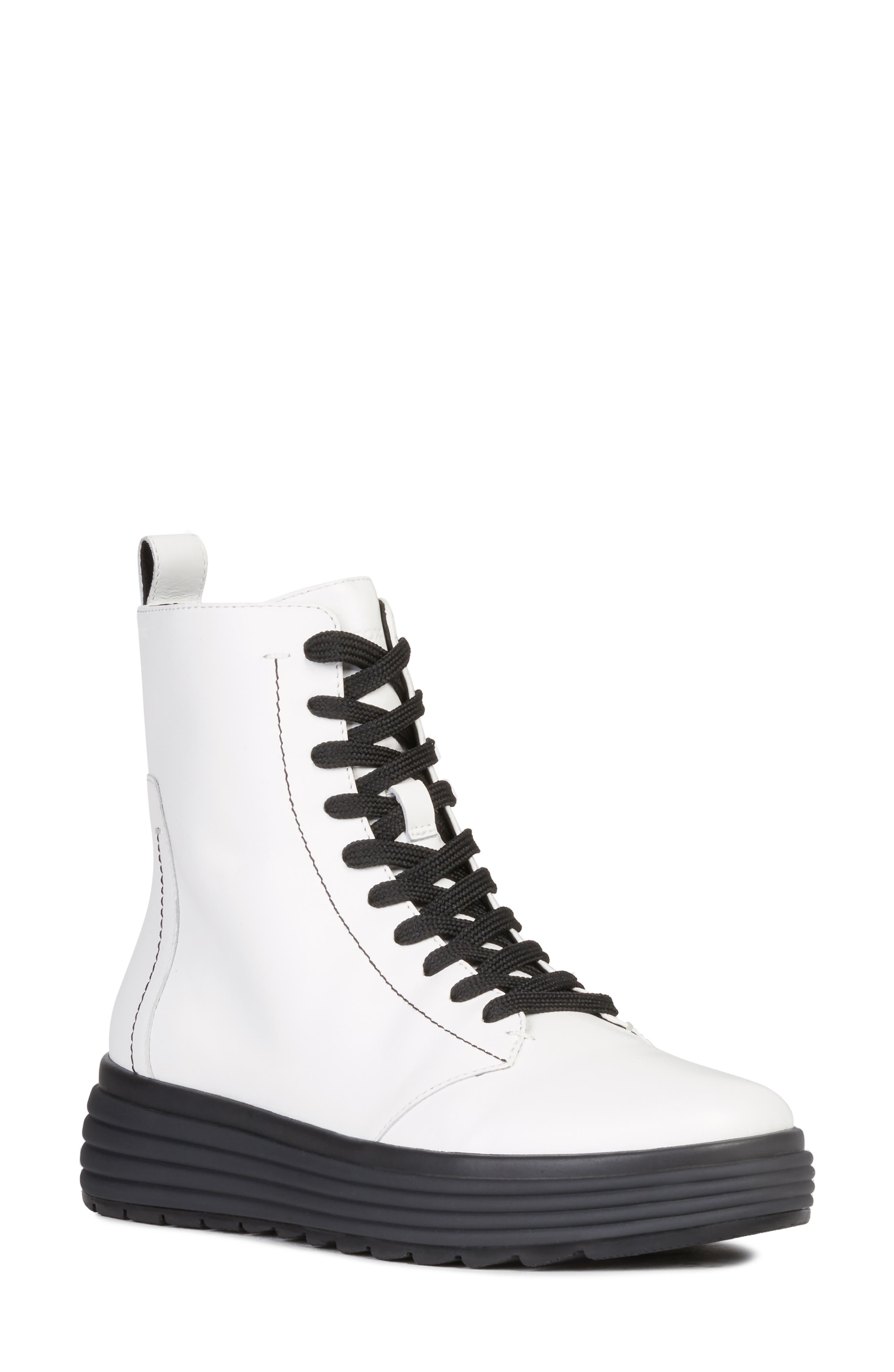 geox white boots