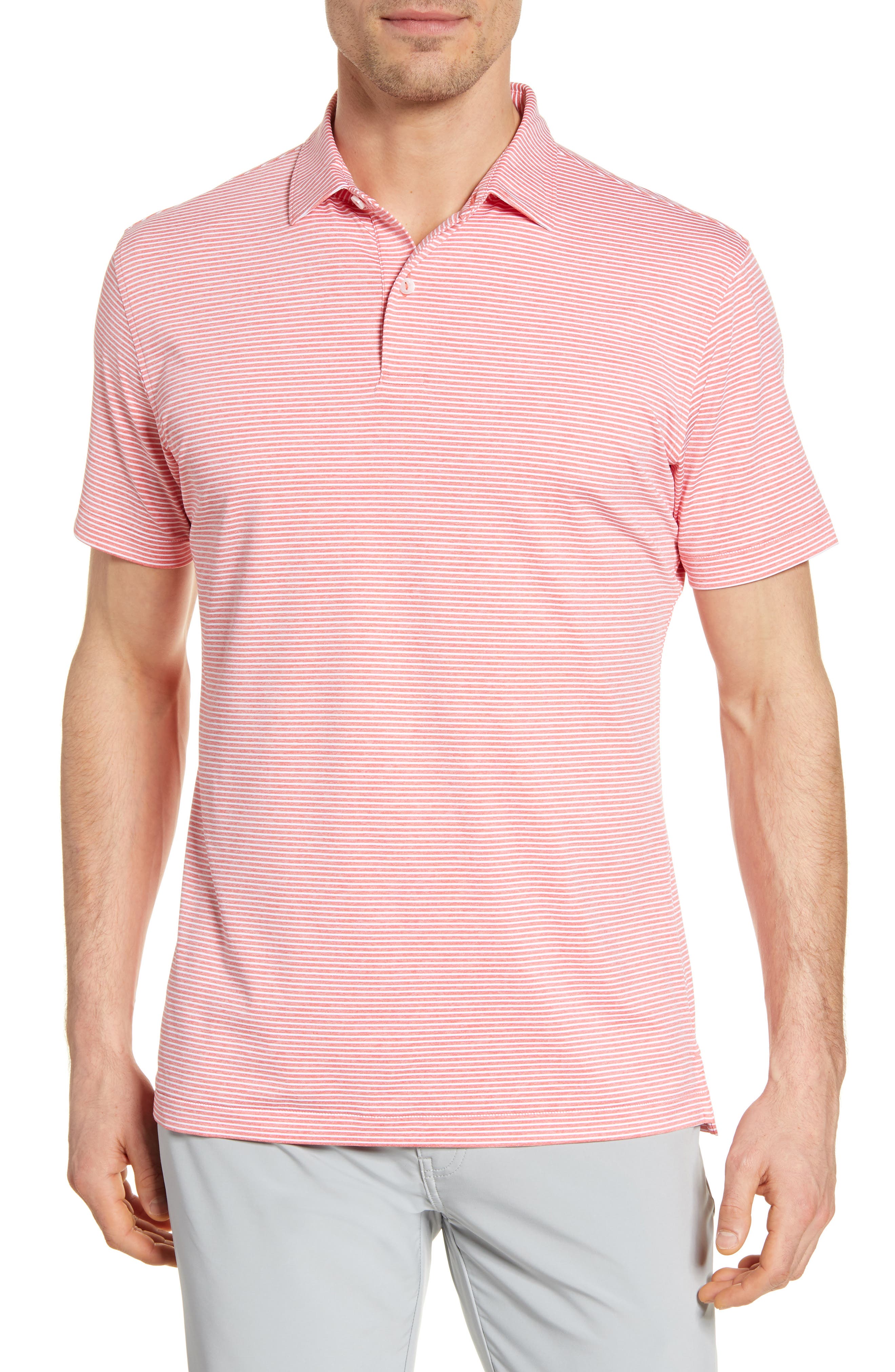 Peter Millar | Striped Stretch Jersey Polo | Nordstrom Rack
