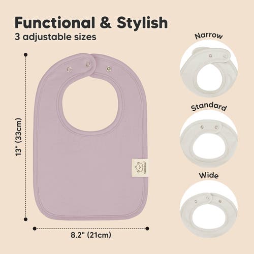 Keababies 8-pack Coast Drool Bibs In Embrace