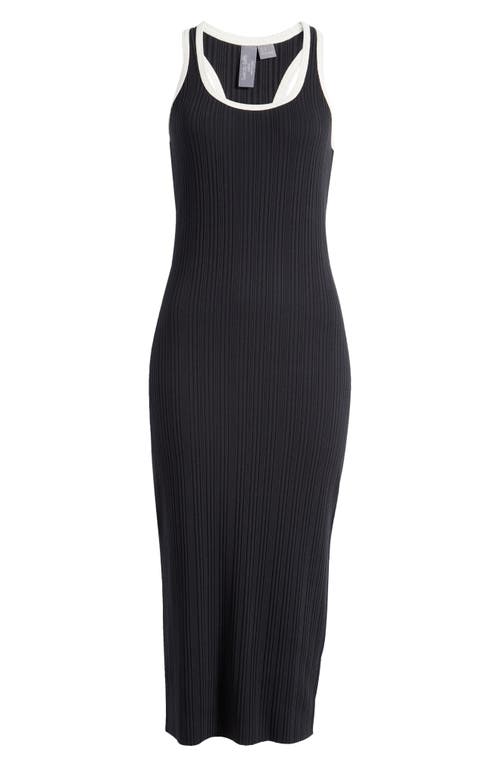 Sweaty Betty Resort Rib Maxi Tank Dress In Black