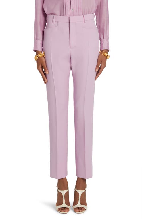 TOM FORD Wool & Silk Twill Ankle Pants Crocus Petal at Nordstrom, Us