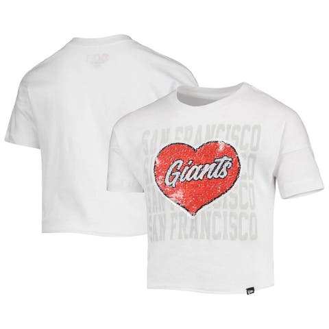 Los Angeles Dodgers Justice Girls Youth Tri-Blend Heart Bling T