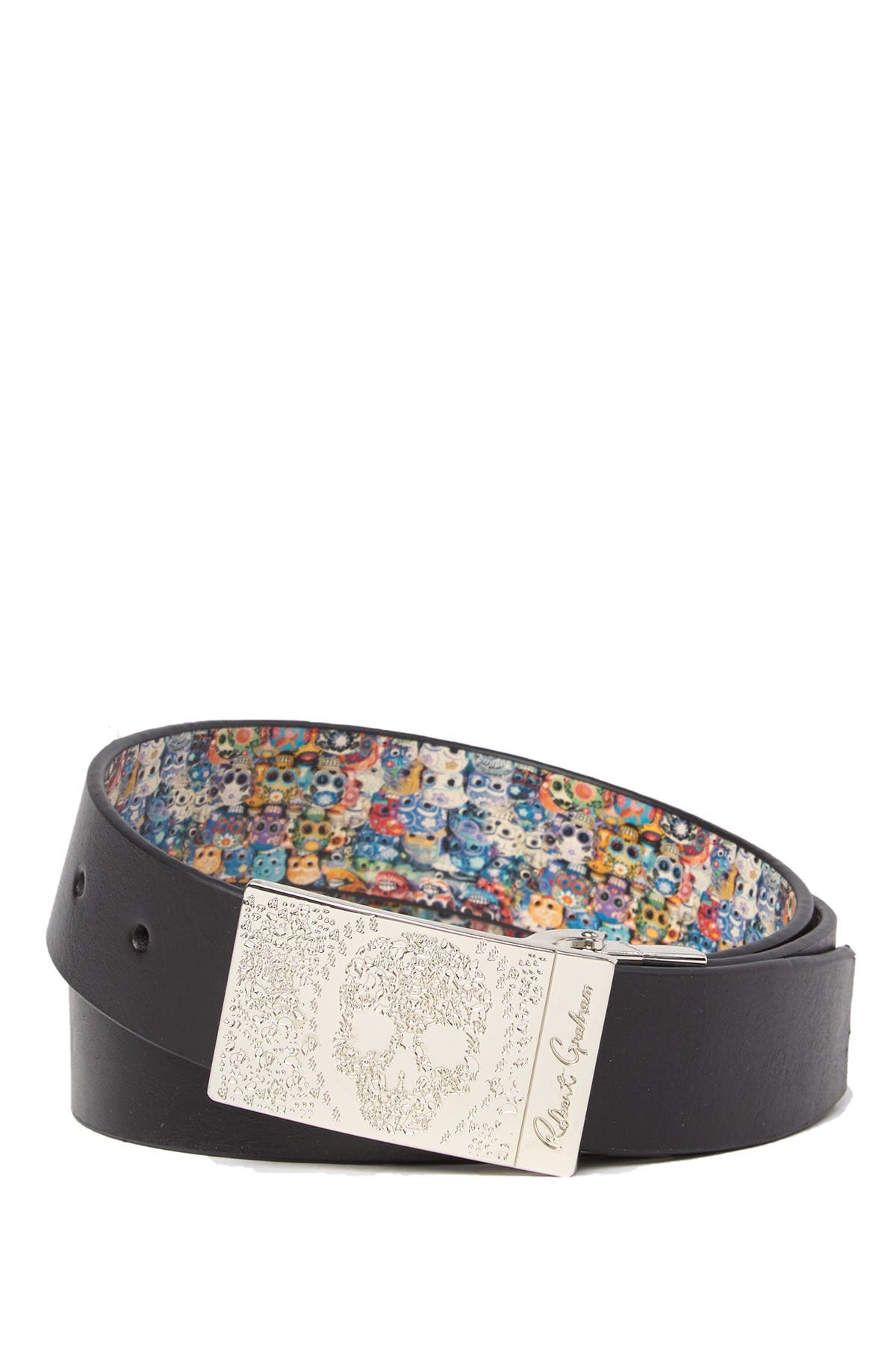robert graham skull belt