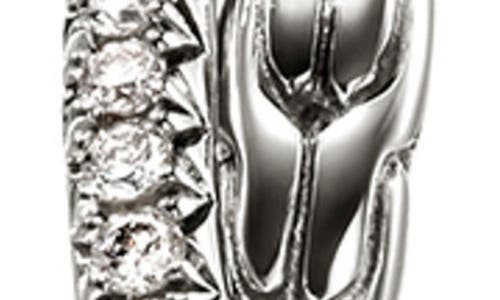 John Hardy Jh Essentials Crossover Earrings, 20.5mm In Silver