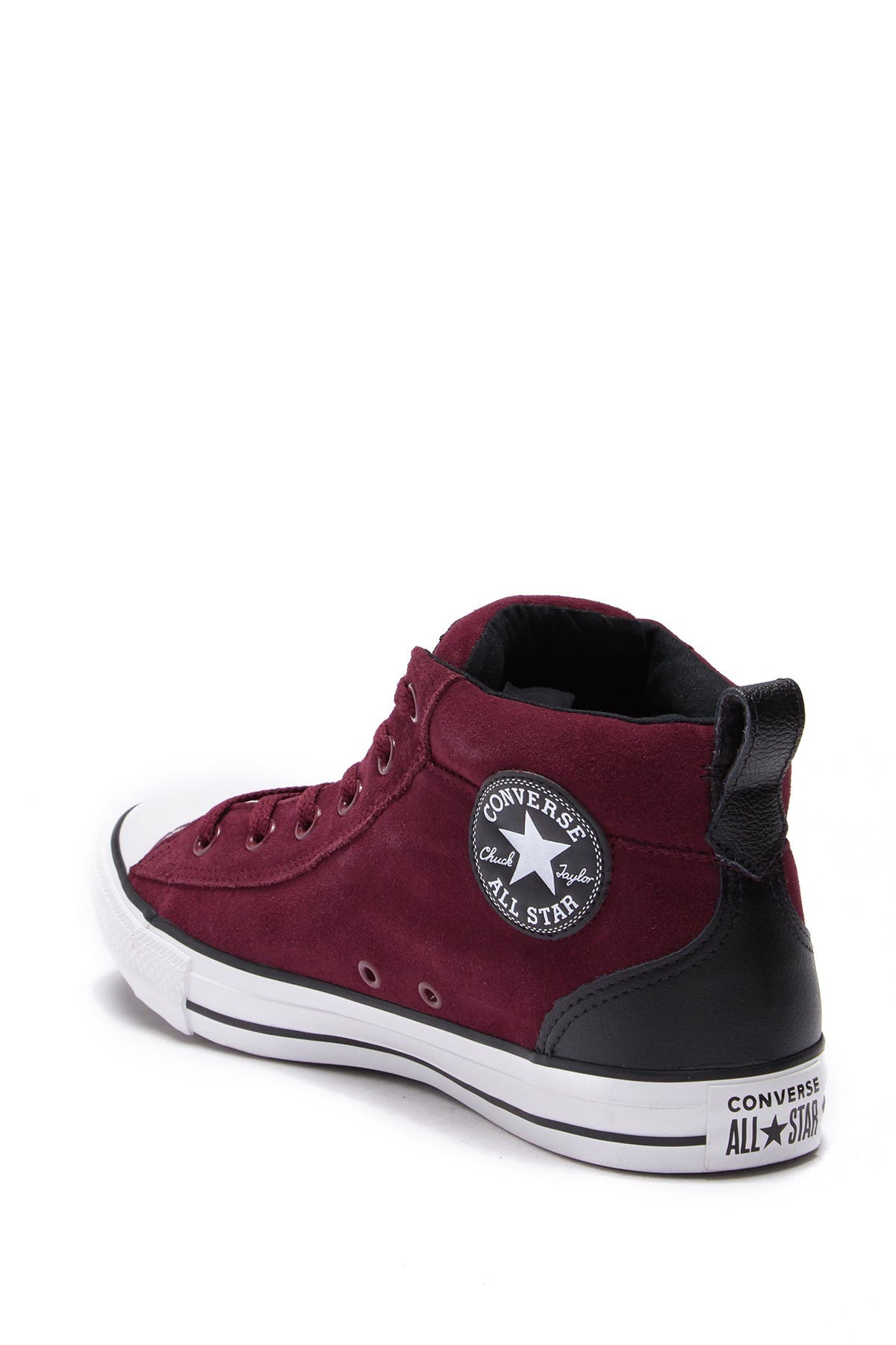 converse chuck taylor all star street suede mid sneaker
