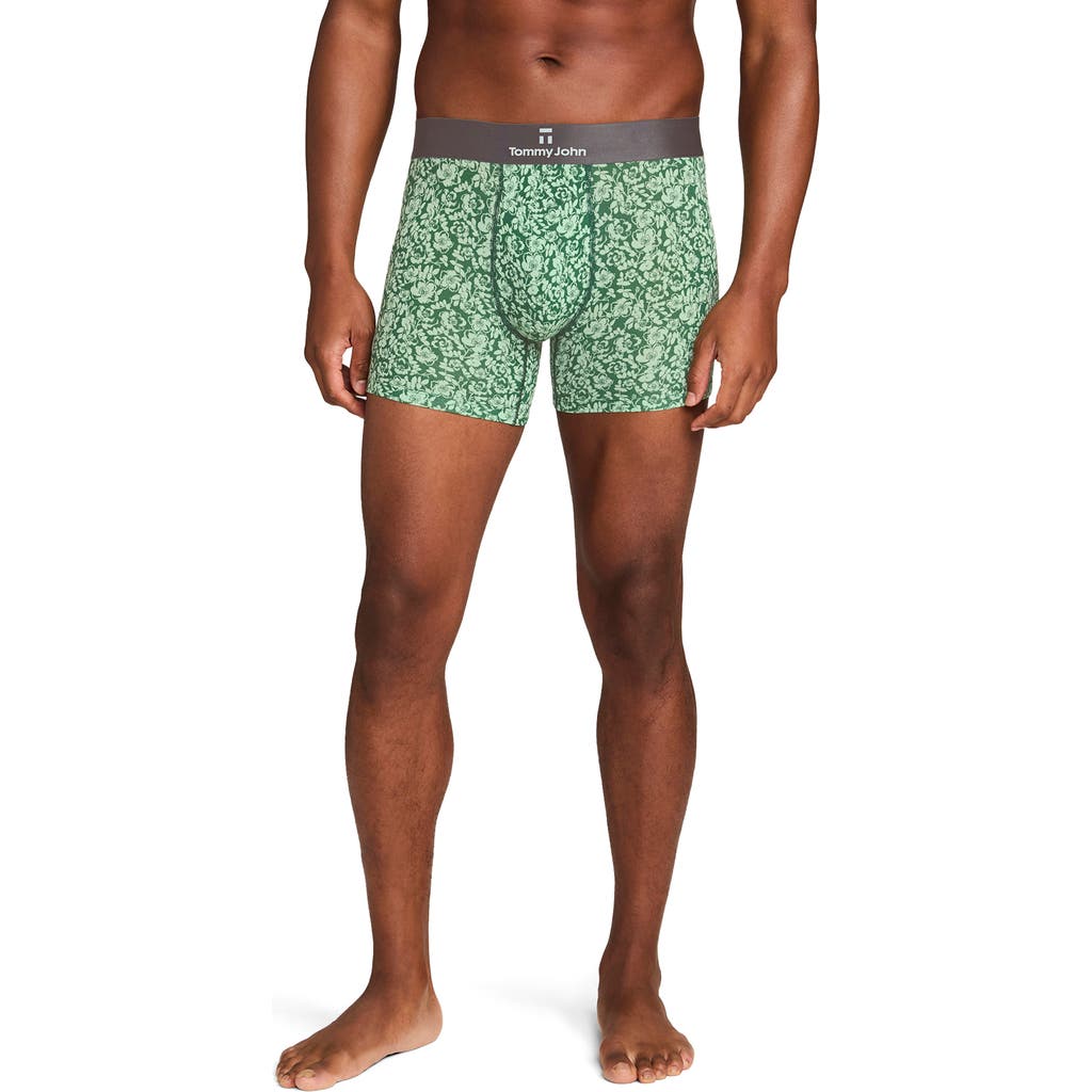 Tommy John Second Skin Boxer Briefs In Green