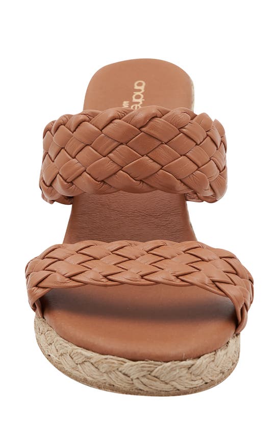 Shop Andre Assous André Assous Aria Espadrille Wedge Sandal In Cuero