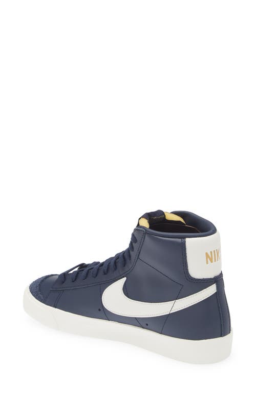 Shop Nike Blazer Mid '77 Basketball Sneaker In Obsidian/phantom/sail