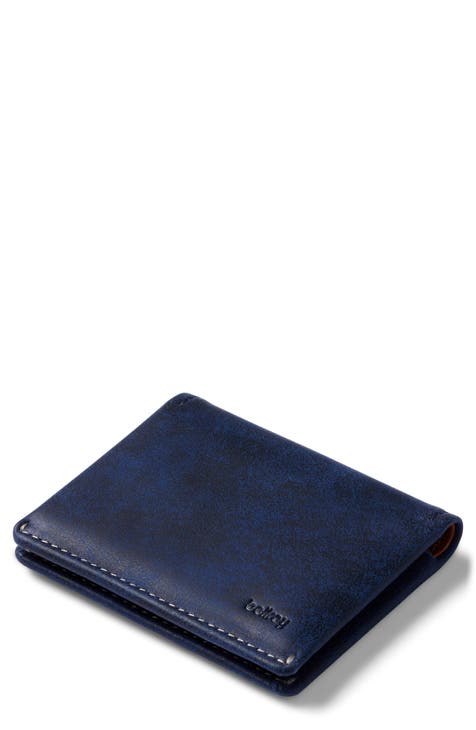 and blue wallet