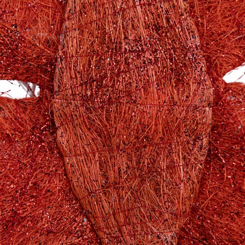 Northlight Lighted Sparkling Sisal Outdoor Christmas Double Bow In Red