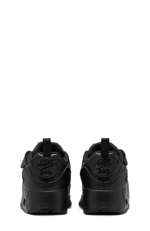 Nike Air Max 90 Easy-on Sneaker In Black/ Black/ Black