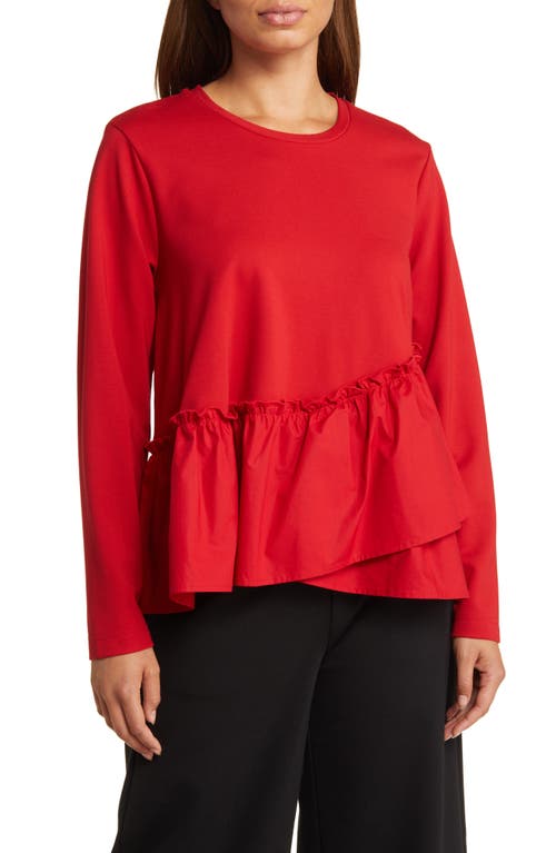 Masai Copenhagen Bryna Tiered Top Scarlet Sage at Nordstrom,