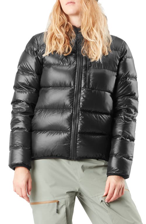 Hi Puff 600 Fill Power Recycled Down Jacket in Black