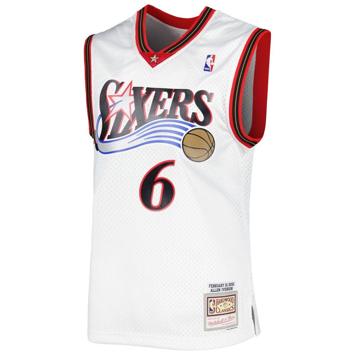 Mitchell & Ness Men's Mitchell & Ness Allen Iverson White Philadelphia ...