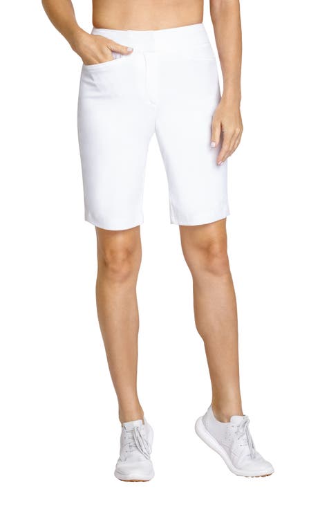 Women's White Activewear Shorts - Stylish and Functional